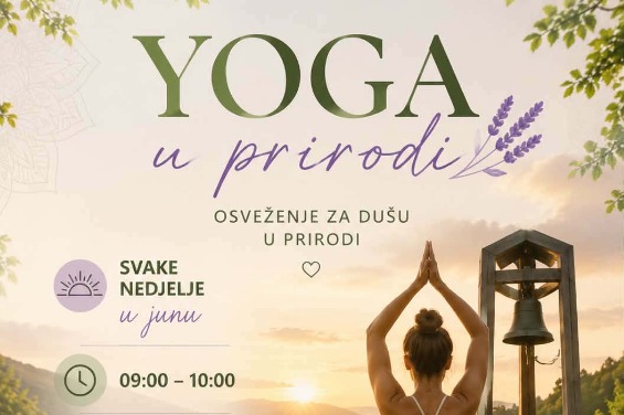 Yoga u prirodi svake nedjelje u junu u Parku Ravne 2