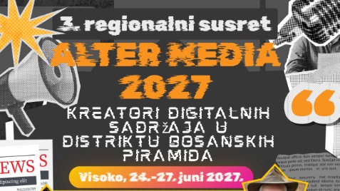 Visoko će i 2027. biti domaćin regionalnih medijskih i naučnih imena na ALTER MEDIA susretu