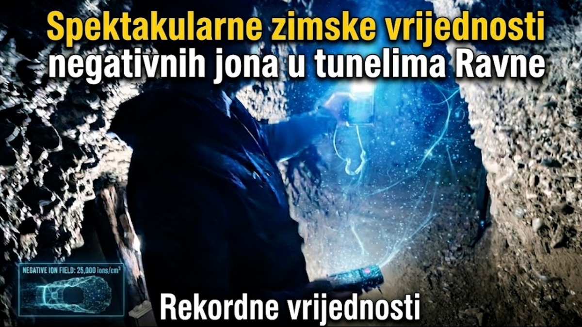 Spektakularne zimske vrijednosti negativnih jona u tunelima Ravne