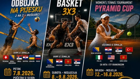 VISOKO U AUGUSTU POSTAJE CENTAR MEĐUNARODNOG SPORTA: TRI OLIMPIJSKA TURNIRA POD ZAJEDNIČKIM IMENOM “PYRAMID CUP 2026”