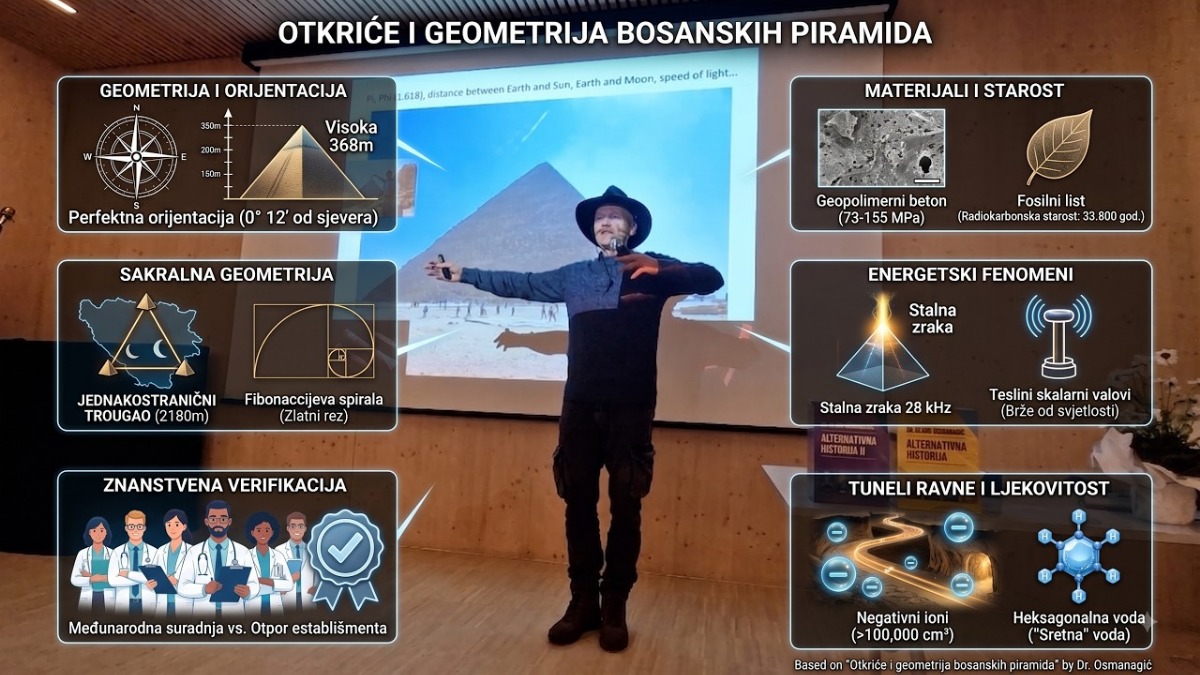 Prezentacija Dr. Semira Osmanagića s novim otkrićima u Distriktu bosanskih piramida