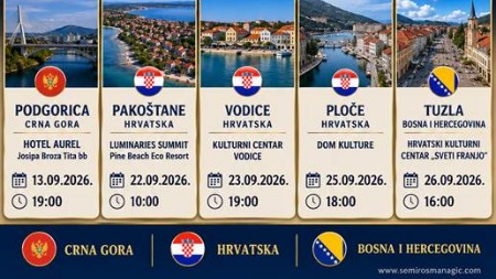 DR. SEMIR OSMANAGIĆ NA TURNEJI KROZ TRI DRŽAVE: „KOD PLEJADA U BOSANSKIM PIRAMIDAMA“