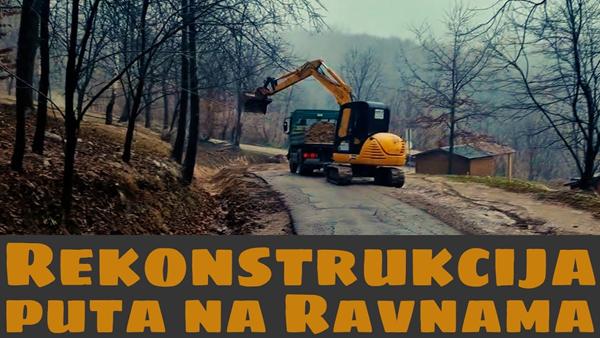 Rekonstrukcija puta na Ravnama
