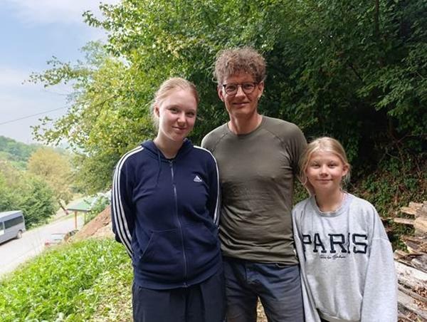 MARTIN, LIVA I KANA, PORODICA  IZ DANSKE SU DIO VOLONTERSKE EKSPEDICIJE