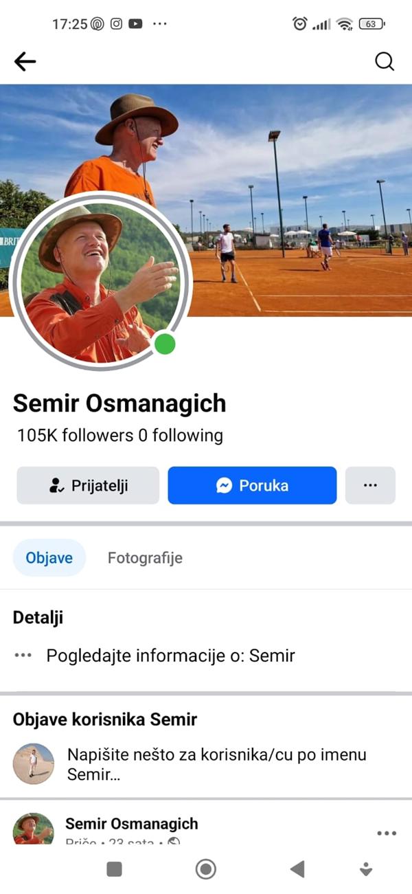 UPOZORENJE: Lažni profil Dr Semira Osmanagića