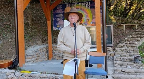 MESSAGES OF PEACE AND LOVE SENT FROM “RAVNE 2” PARK AND THE OPEN PAVILION DEDICATED TO JOHN LENNON
