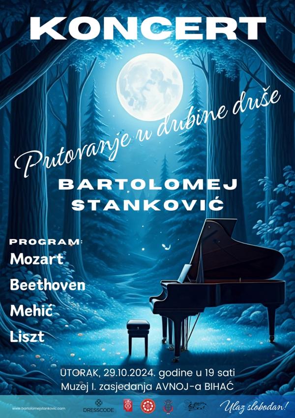 KONCERT “Putovanje u dubine duše” u Bihaću