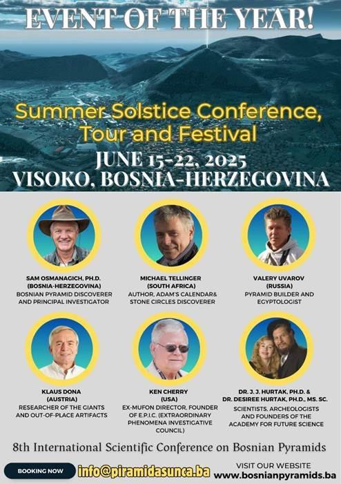 PYRAMID TOUR, CONFERENCE AND SUMMER SOLSTICE FESTIVAL: