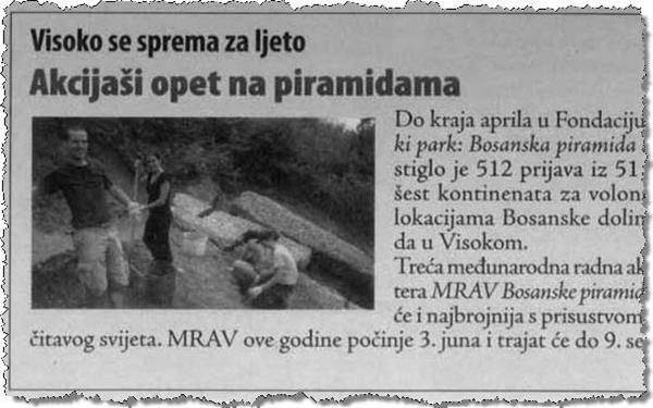 AKCIJAŠI OPET NA PIRAMIDAMA