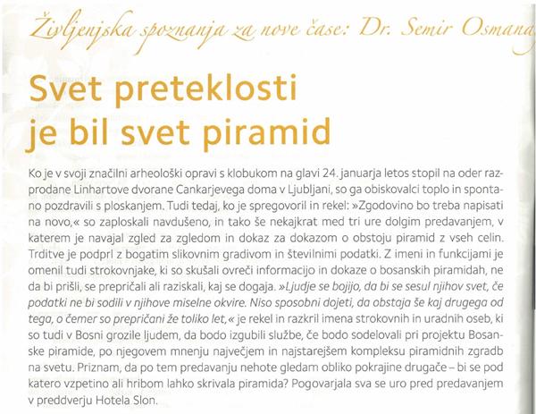 Svet preteklosti je bil svet piramid
