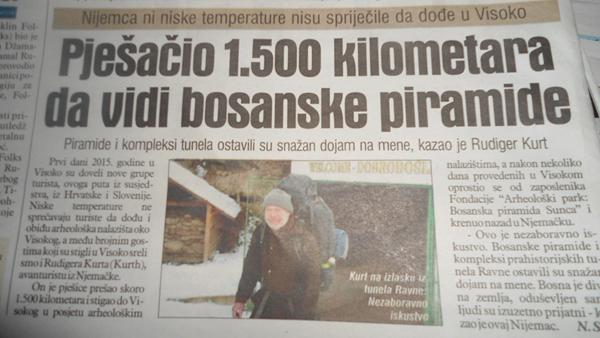 AVAZ: PREPJEŠACČIO 1500 KM DA VIDI BOSANSKE PIRAMIDE