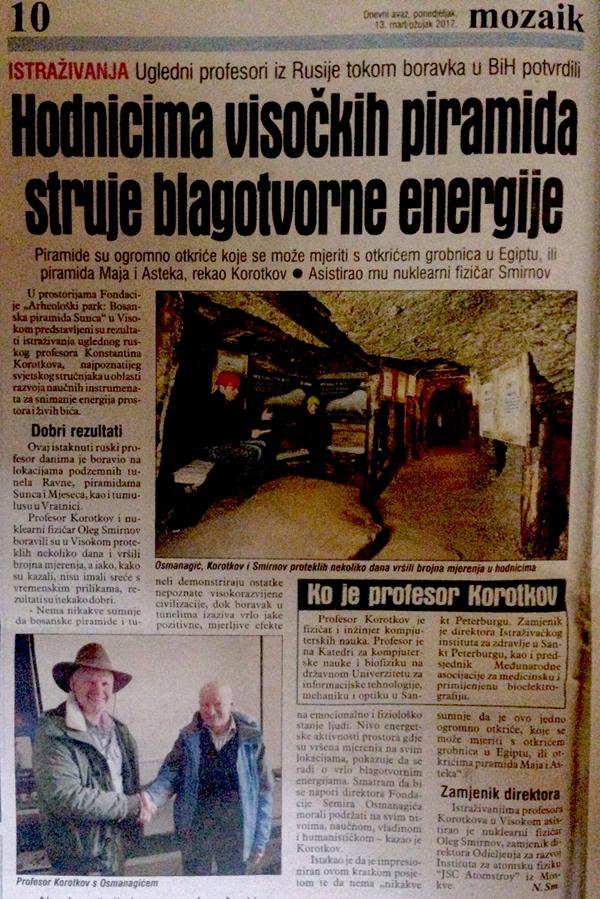 Hodnicima visočkih piramida struje blagotvorne energije