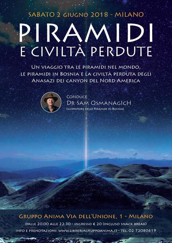 Dr. Osmanagich in Milan, Italy, June 2, 2018