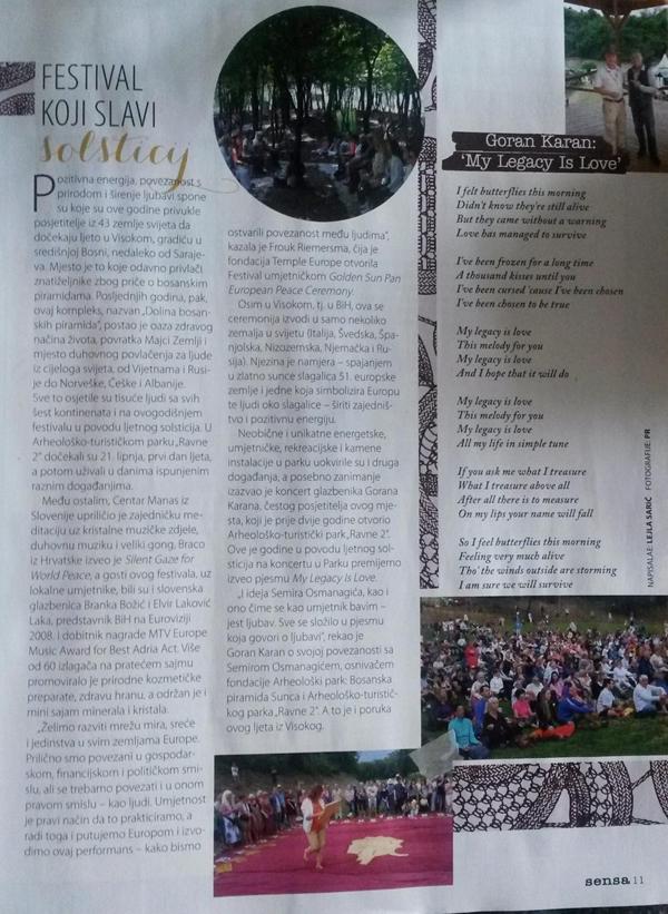 Magazin ‘Sense’: Festival koji slavi ljetni solsticij