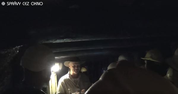 Tour and meditation in Tunnel Ravne with Slovakian TV Cez Okno (in English)