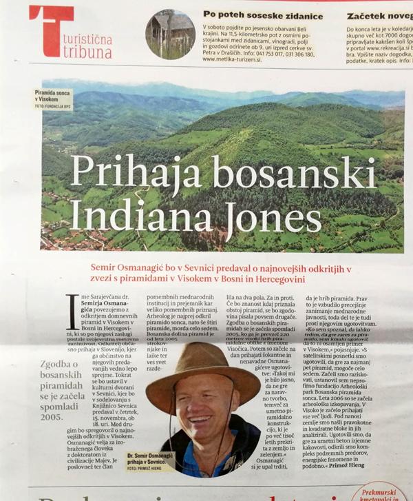 Prihaja bosanski Indiana Jones