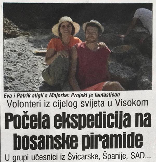 Dnevni avaz 17.juni 2019: Volonteri iz cijelog svijeta u Visokom