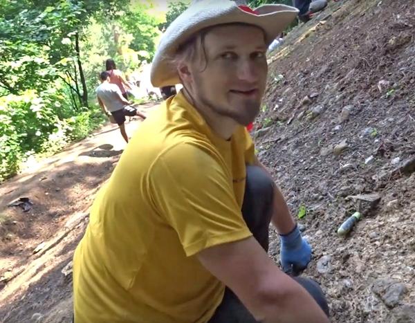 Volunteers Working on the Bosnian Sun Pyramid June 2019