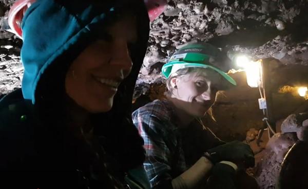 Marie Sophie Discovery of 2nd drywall in Ravne 3 tunnels