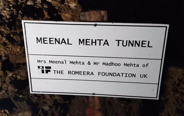 What is Meenal Mehta tunnel?