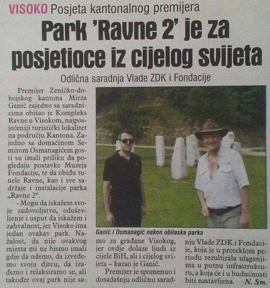 Dnevni Avaz 2.juli 2020.: Posjeta kantonalnog premijera