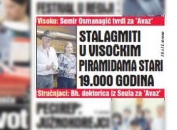 16. august 2020. – Stalagmiti u visočkim piramidama stari 19.000 godina