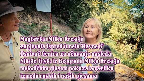 Magistrica Milka Kresoja zapjevala ispred tunela ‘Ravne 3’