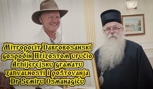 Semir Osmanagić kod mitropolita Dabrobosanskog