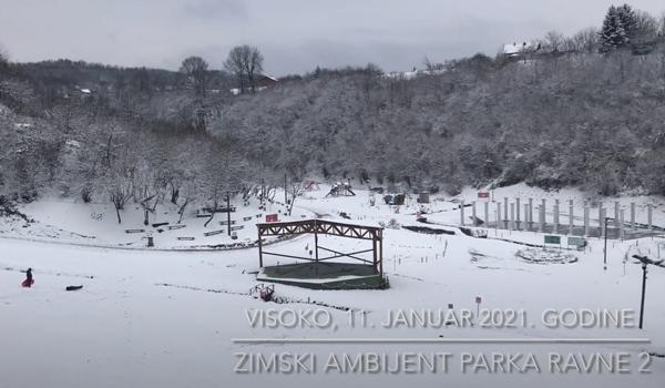 Zimski ambijent parka Ravne 2