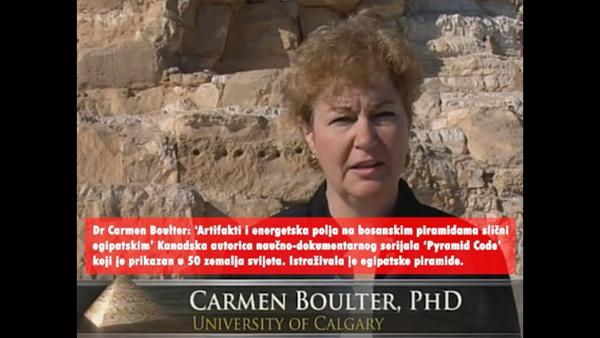 Dr Carmen Boulter: ‘Artifakti i energetska polja na bosanskim piramidama slični egipatskim’