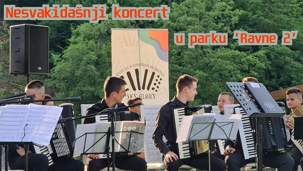 Nesvakidašnji koncert u parku ‘Ravne 2’