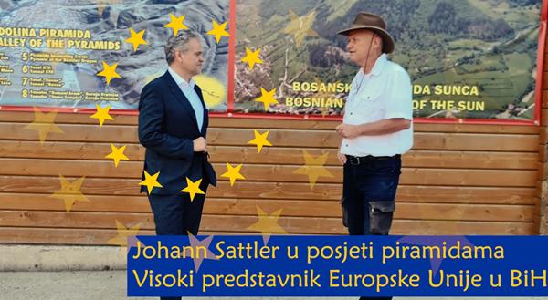 Johann Sattler u posjeti piramidama