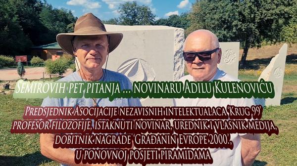 Semirovih pet pitanja Adilu Kulenoviću