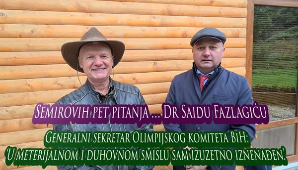 Semirovih pet pitanja Dr Saidu Fazlagiću