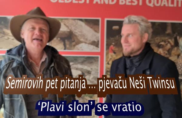 Semirovih pet pitanja pjevaču Neši Twinsu. ‘Plavi slon’ se vratio