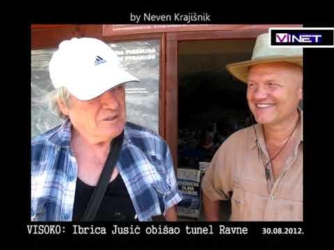 Ibrica Jusić u posjeti Semiru Osmanagiću i tunelima Ravne (30.08.2012)